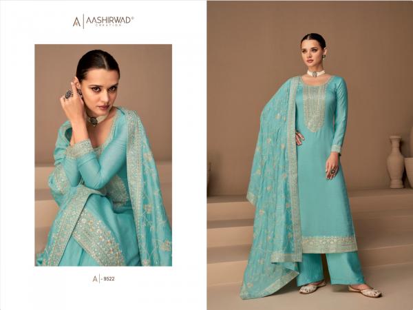 Aashirwad Gulkand Dhaga Silk Exclusive Designer Salwar Suit Collection